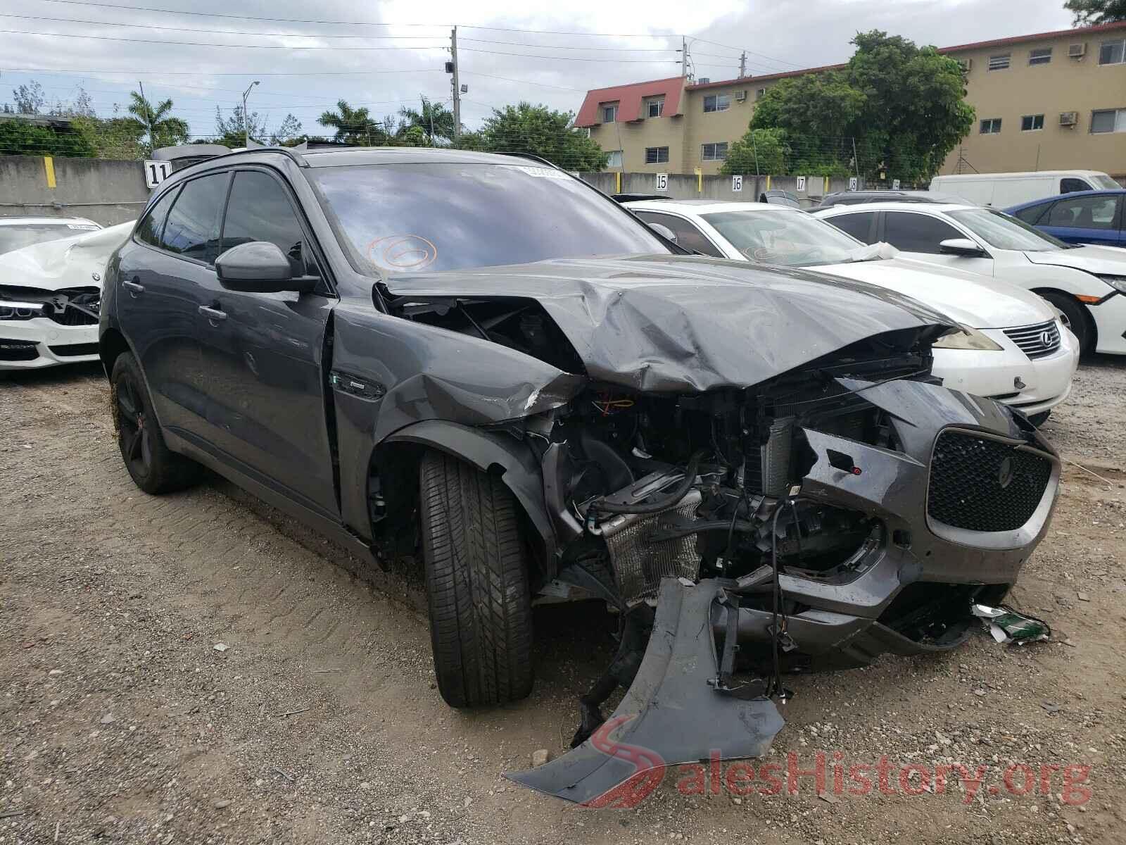 SADCL2FX4JA291400 2018 JAGUAR F-PACE