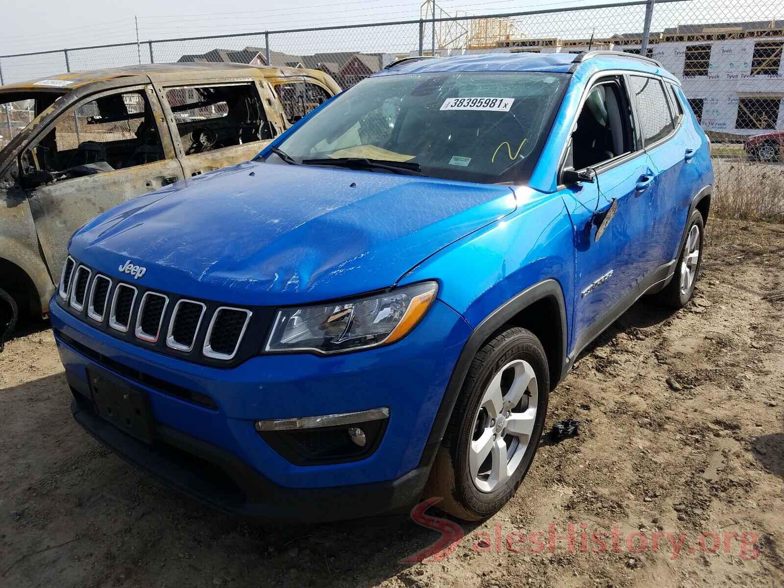 3C4NJCBB8KT700017 2019 JEEP COMPASS