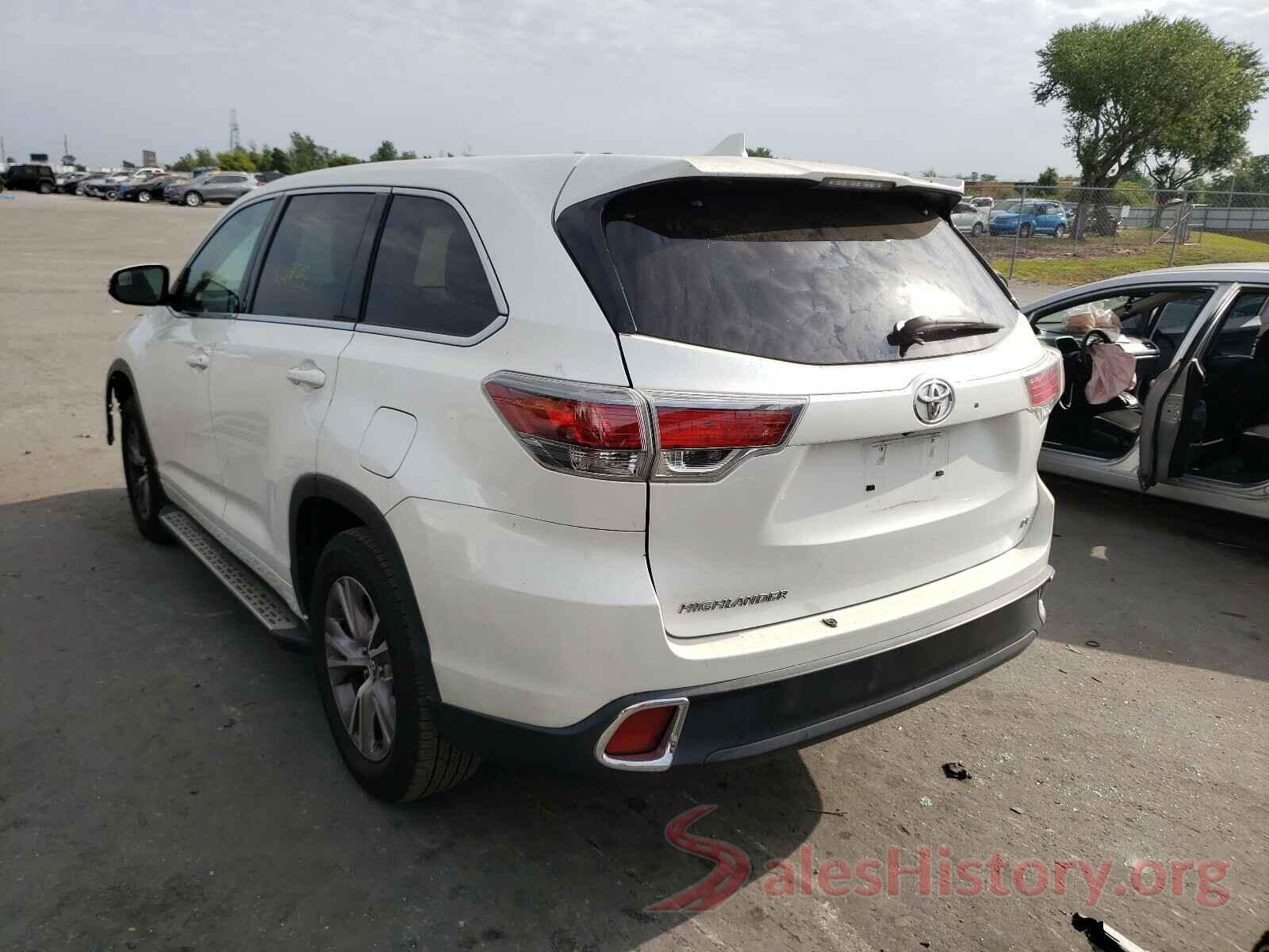 5TDZKRFH6GS130682 2016 TOYOTA HIGHLANDER