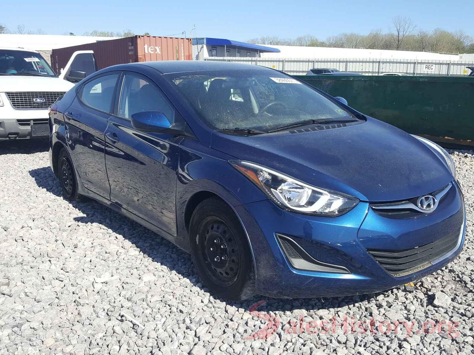 5NPDH4AE7GH740475 2016 HYUNDAI ELANTRA