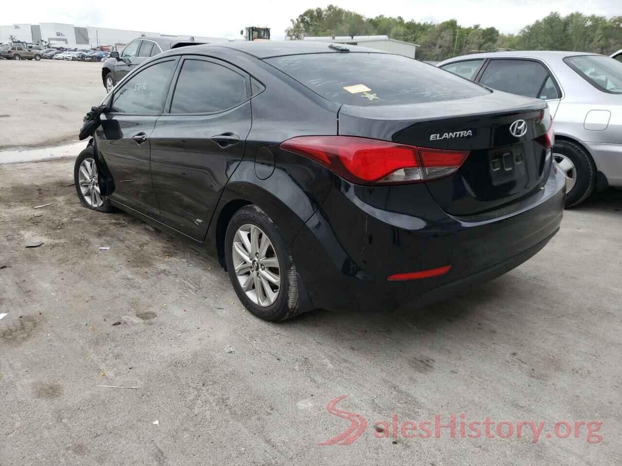 5NPDH4AE7GH763822 2016 HYUNDAI ELANTRA