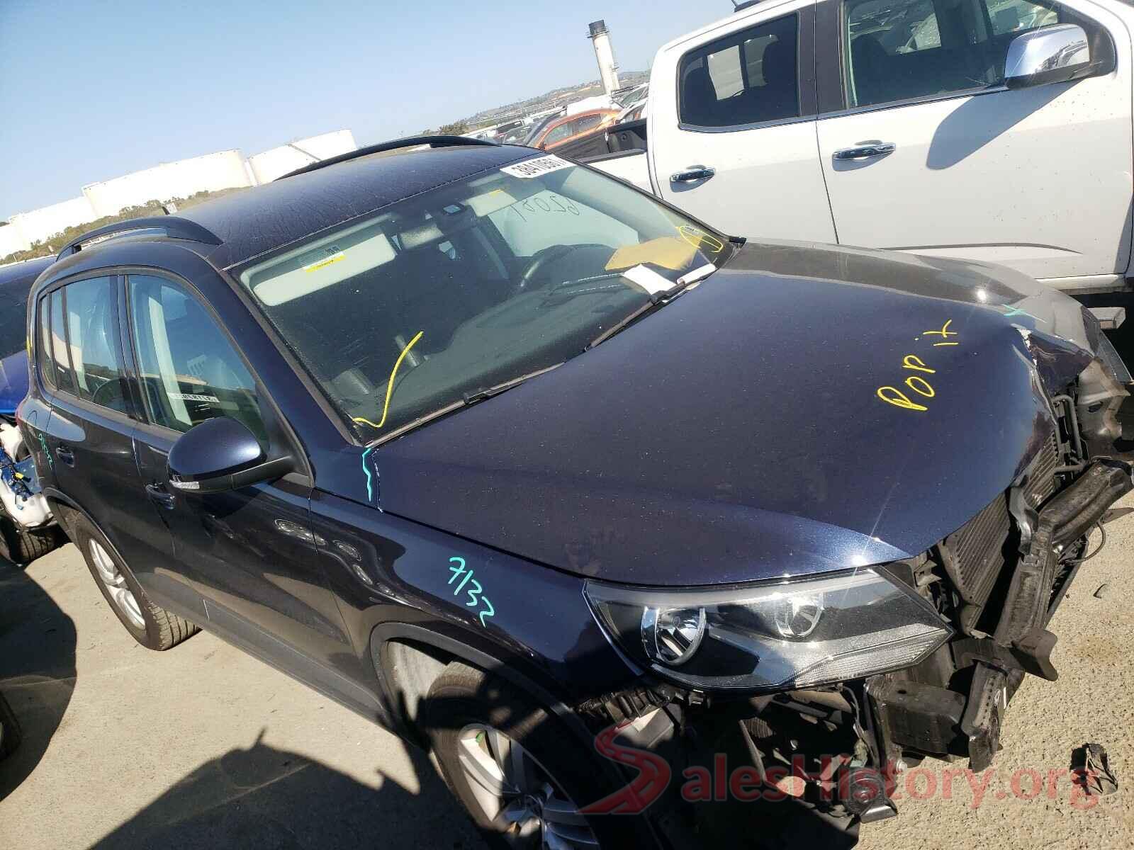 WVGAV7AX8GW609639 2016 VOLKSWAGEN TIGUAN