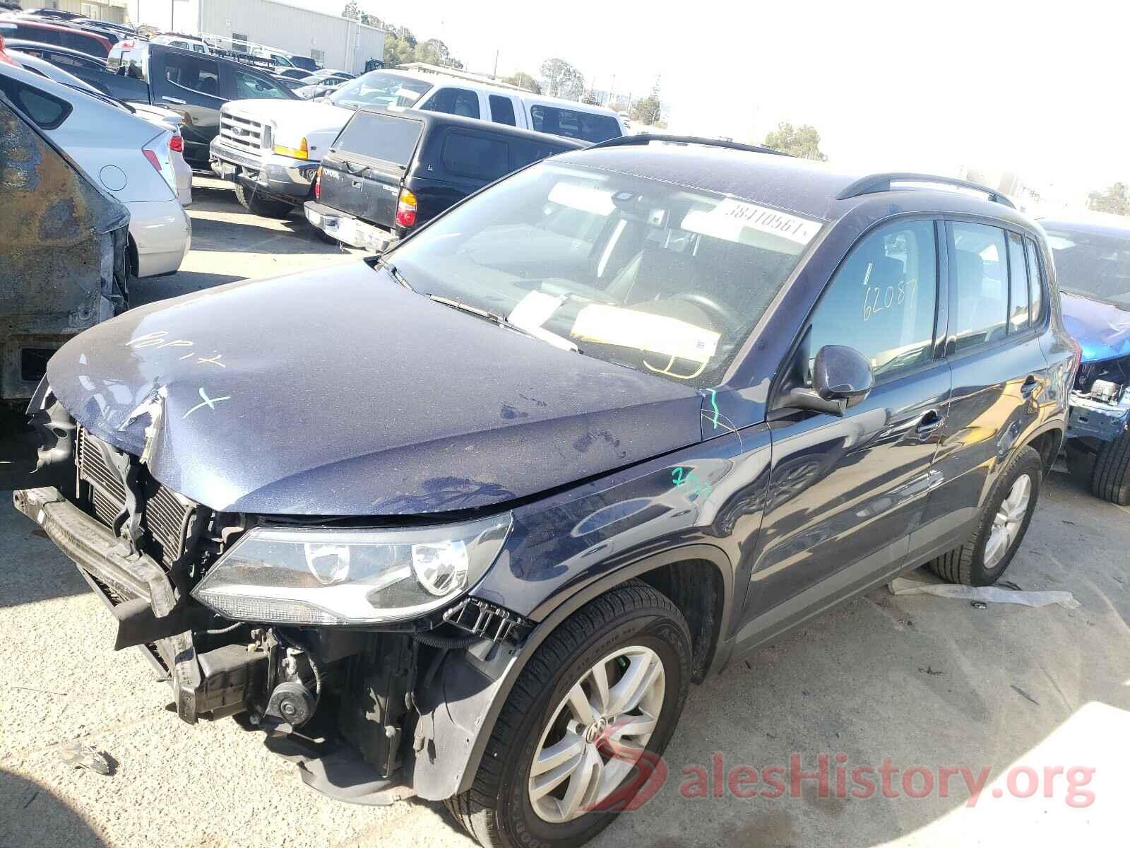 WVGAV7AX8GW609639 2016 VOLKSWAGEN TIGUAN