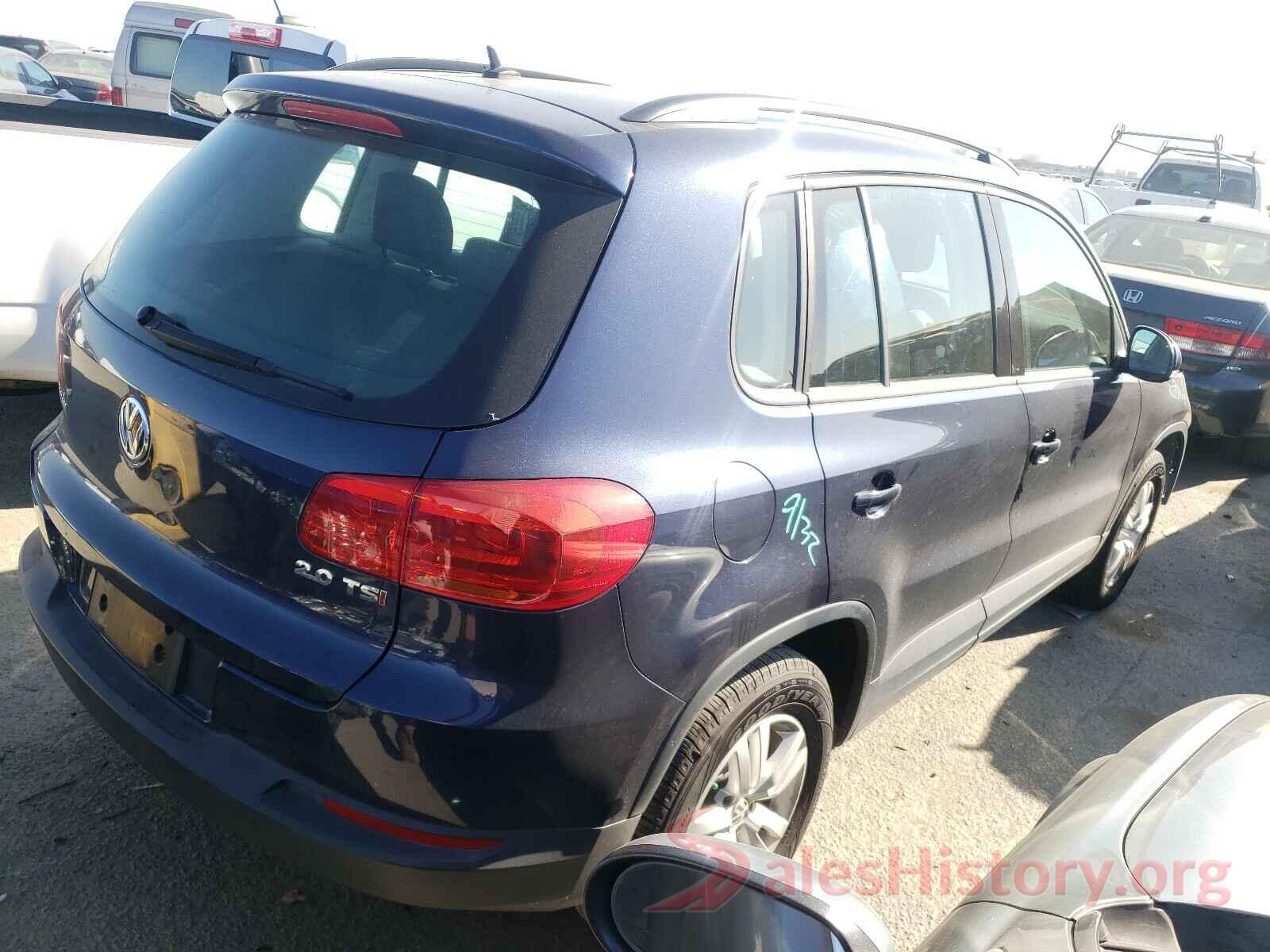 WVGAV7AX8GW609639 2016 VOLKSWAGEN TIGUAN