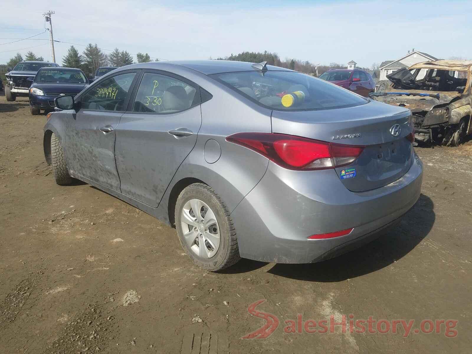 5NPDH4AE5GH793594 2016 HYUNDAI ELANTRA