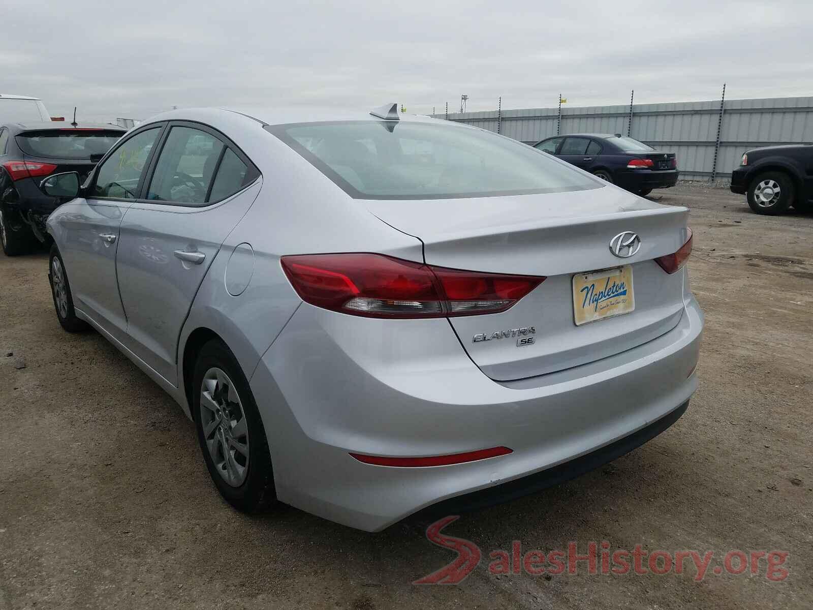 KMHD74LFXHU123289 2017 HYUNDAI ELANTRA