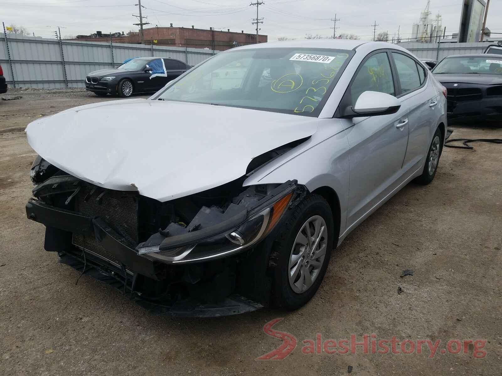 KMHD74LFXHU123289 2017 HYUNDAI ELANTRA