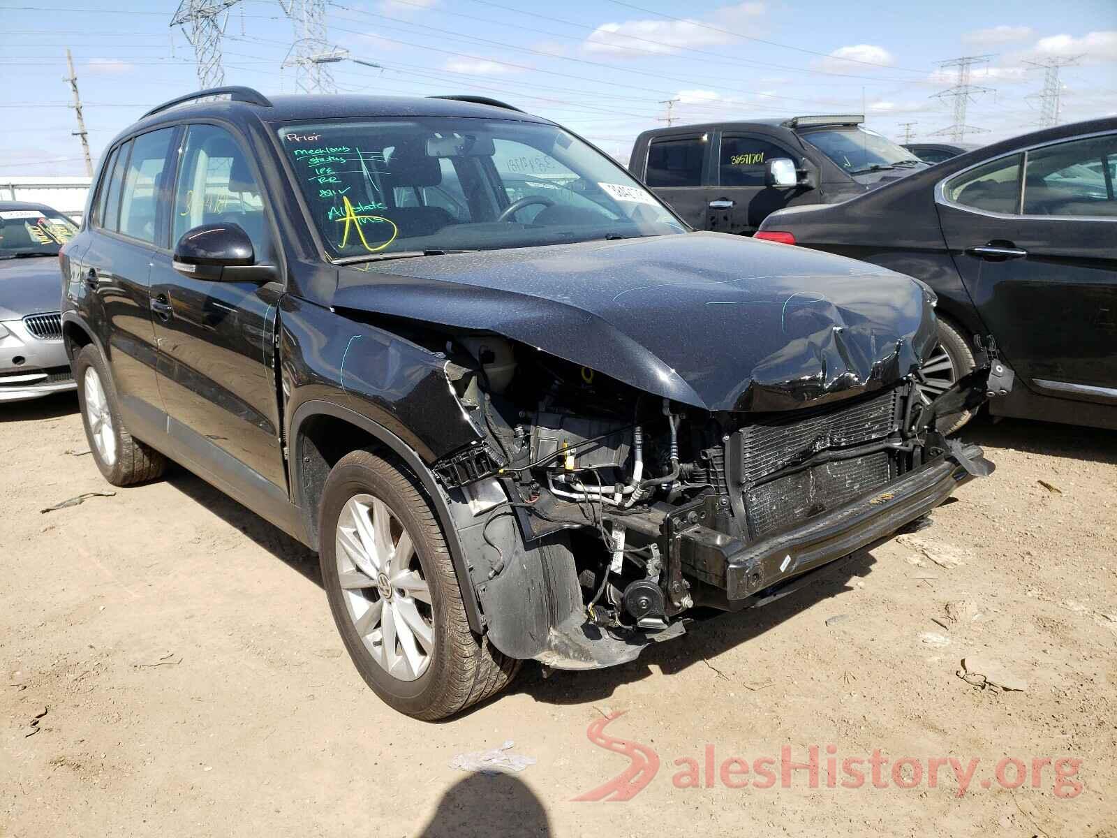 WVGBV7AX5HK045154 2017 VOLKSWAGEN TIGUAN