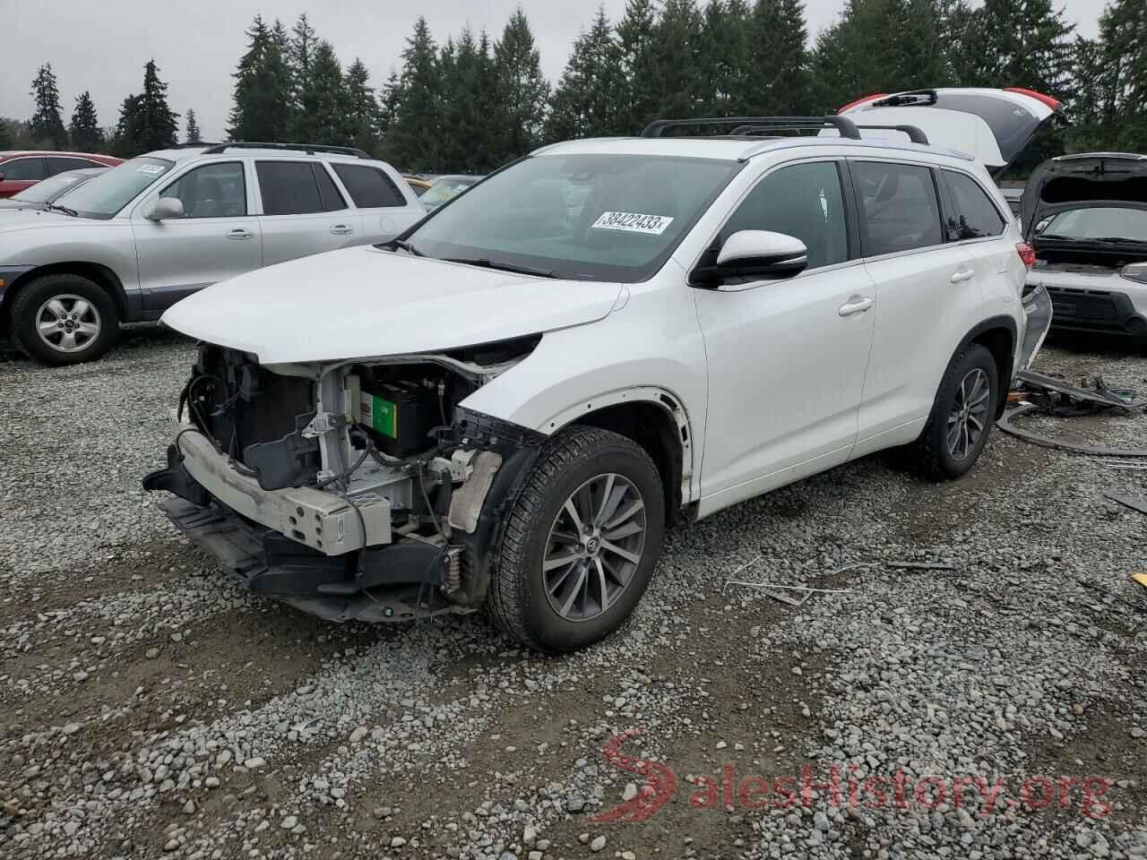 5TDJZRFH2HS412103 2017 TOYOTA HIGHLANDER