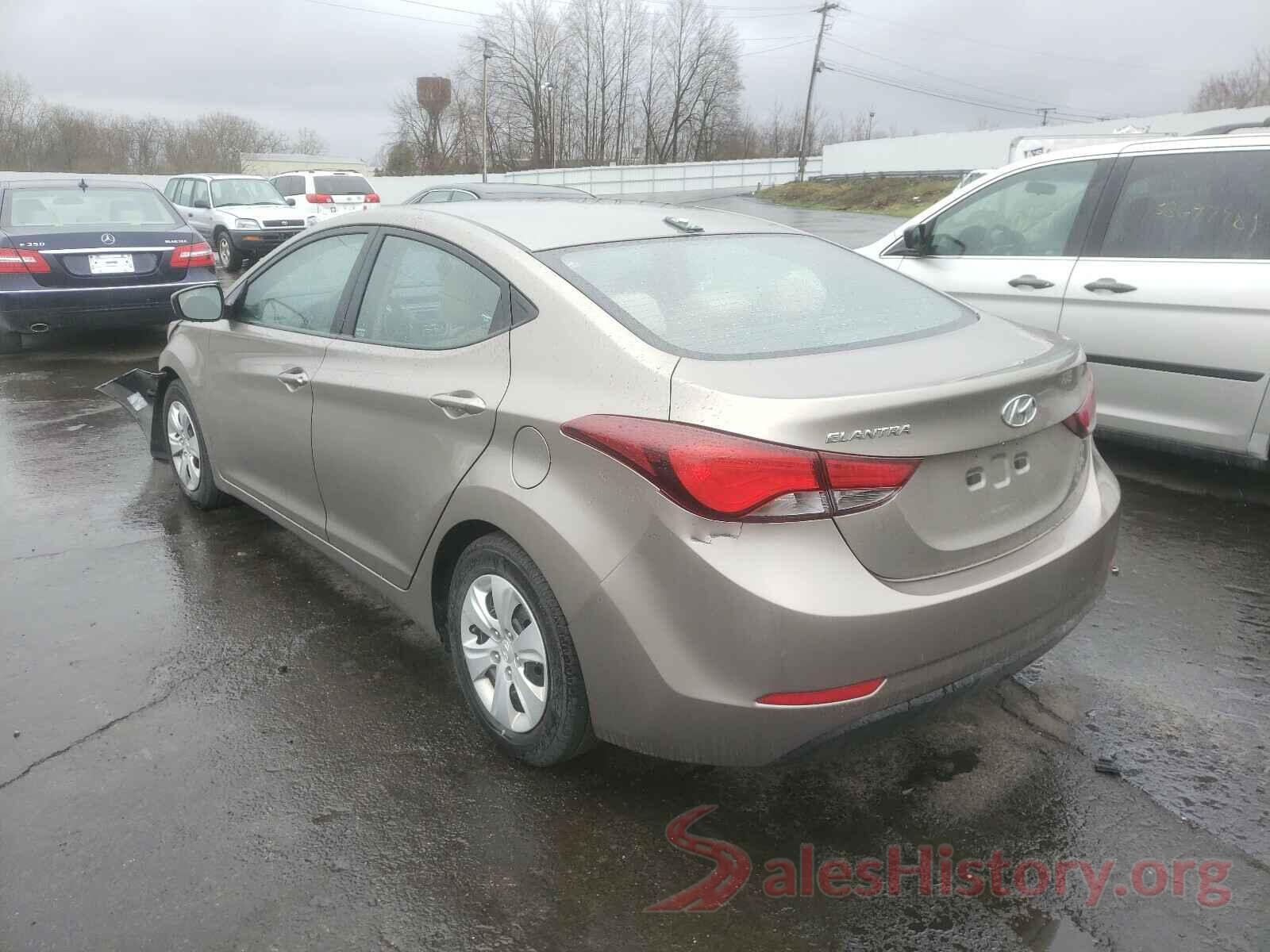 5NPDH4AE3GH692263 2016 HYUNDAI ELANTRA