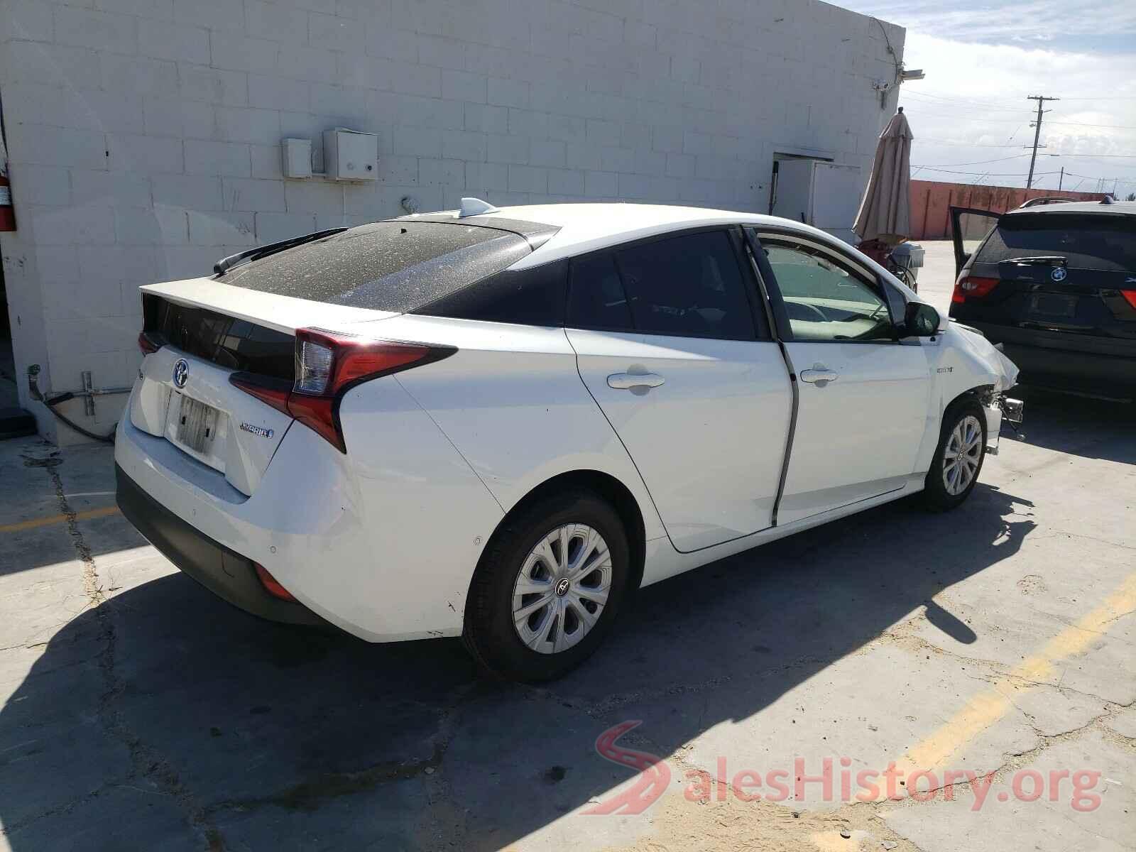 JTDKARFU0K3081765 2019 TOYOTA PRIUS