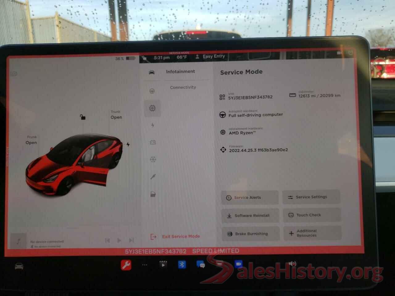 5YJ3E1EB5NF343782 2022 TESLA MODEL 3