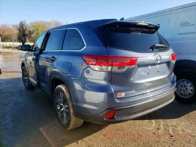 5TDZZRFH1KS362952 2019 TOYOTA HIGHLANDER