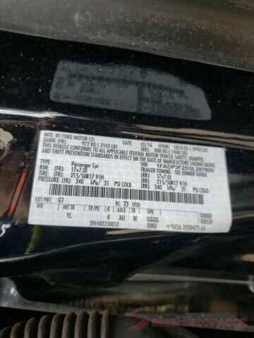 1FADP3F25GL287809 2016 FORD FOCUS