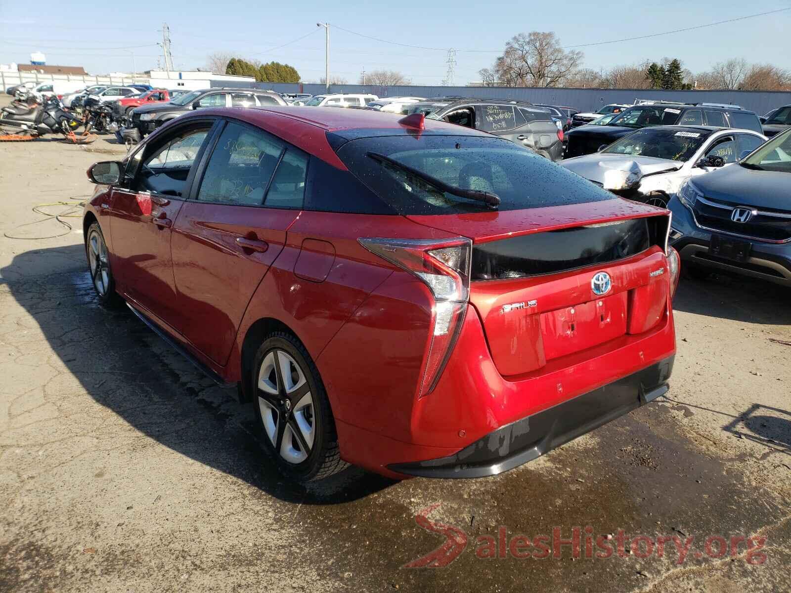 JTDKARFU2J3553396 2018 TOYOTA PRIUS