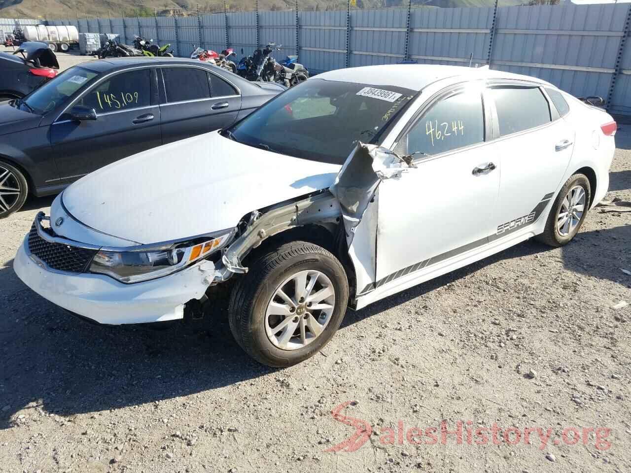 5XXGT4L3XGG024852 2016 KIA OPTIMA