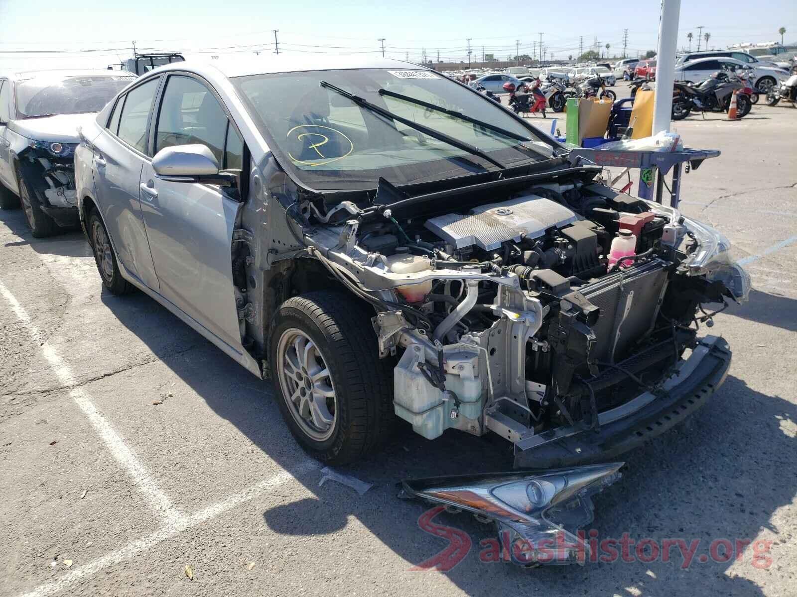 JTDKBRFU7J3582809 2018 TOYOTA PRIUS