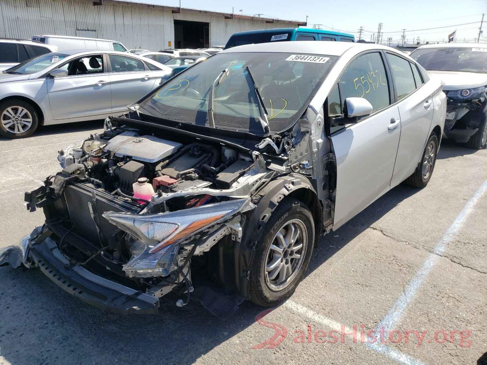 JTDKBRFU7J3582809 2018 TOYOTA PRIUS