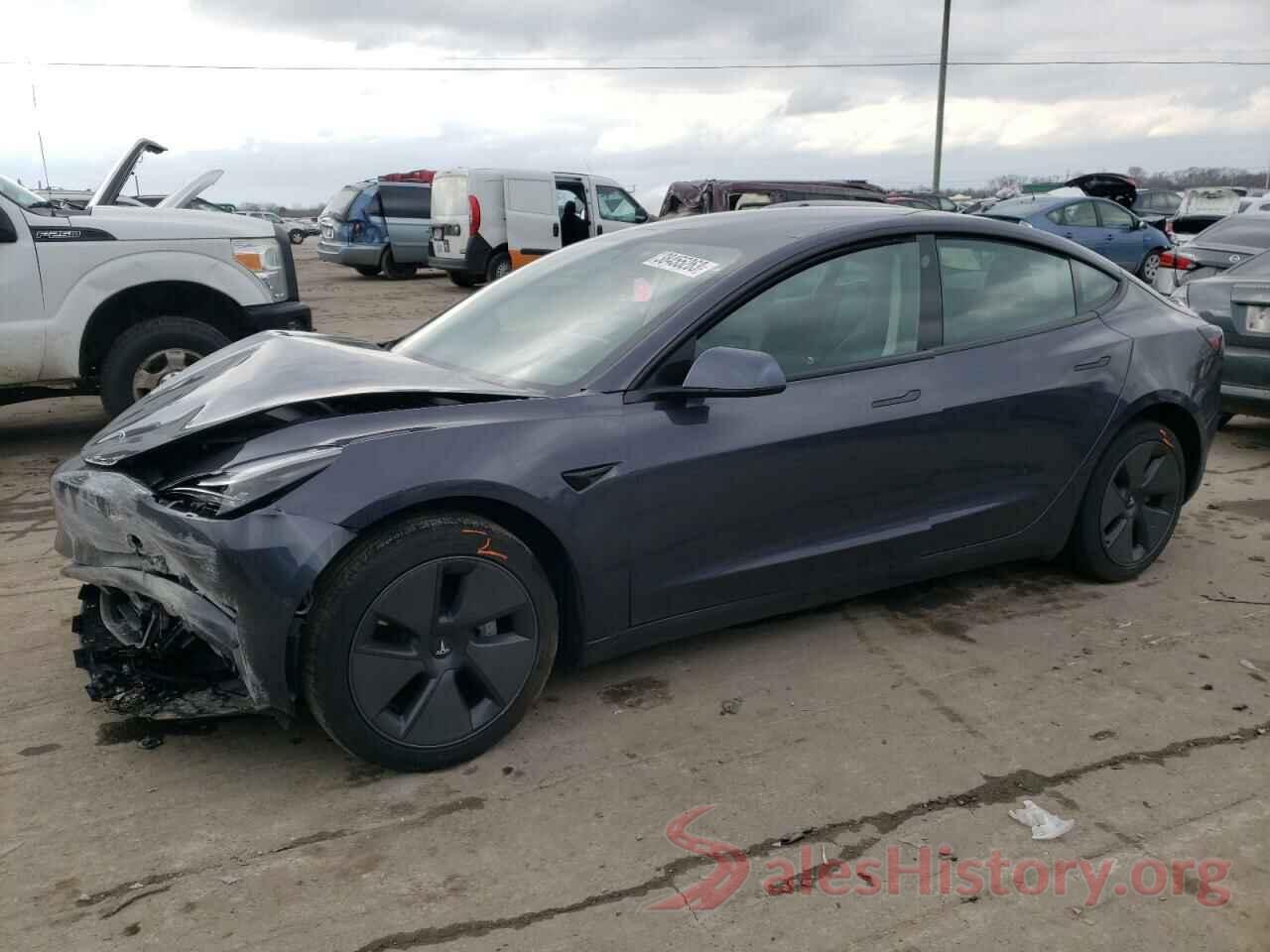 5YJ3E1EB6MF009954 2021 TESLA MODEL 3