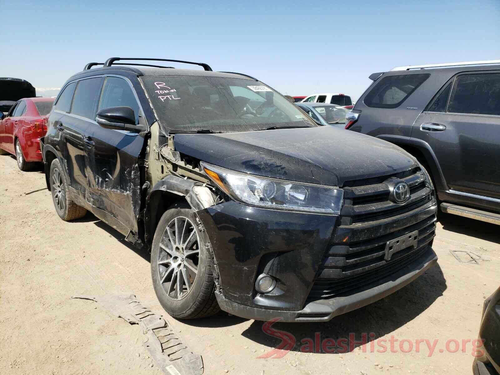 5TDJZRFH2HS455906 2017 TOYOTA HIGHLANDER