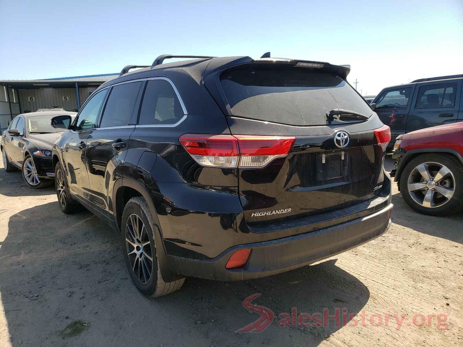 5TDJZRFH2HS455906 2017 TOYOTA HIGHLANDER