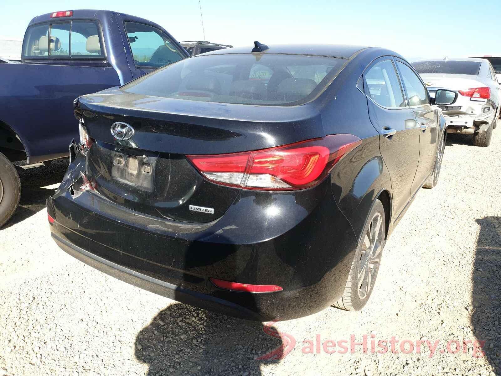 KMHDH4AEXGU626410 2016 HYUNDAI ELANTRA