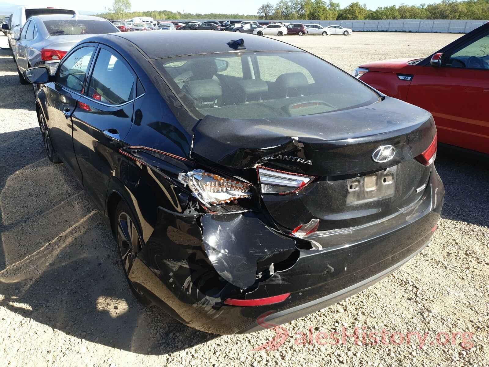 KMHDH4AEXGU626410 2016 HYUNDAI ELANTRA