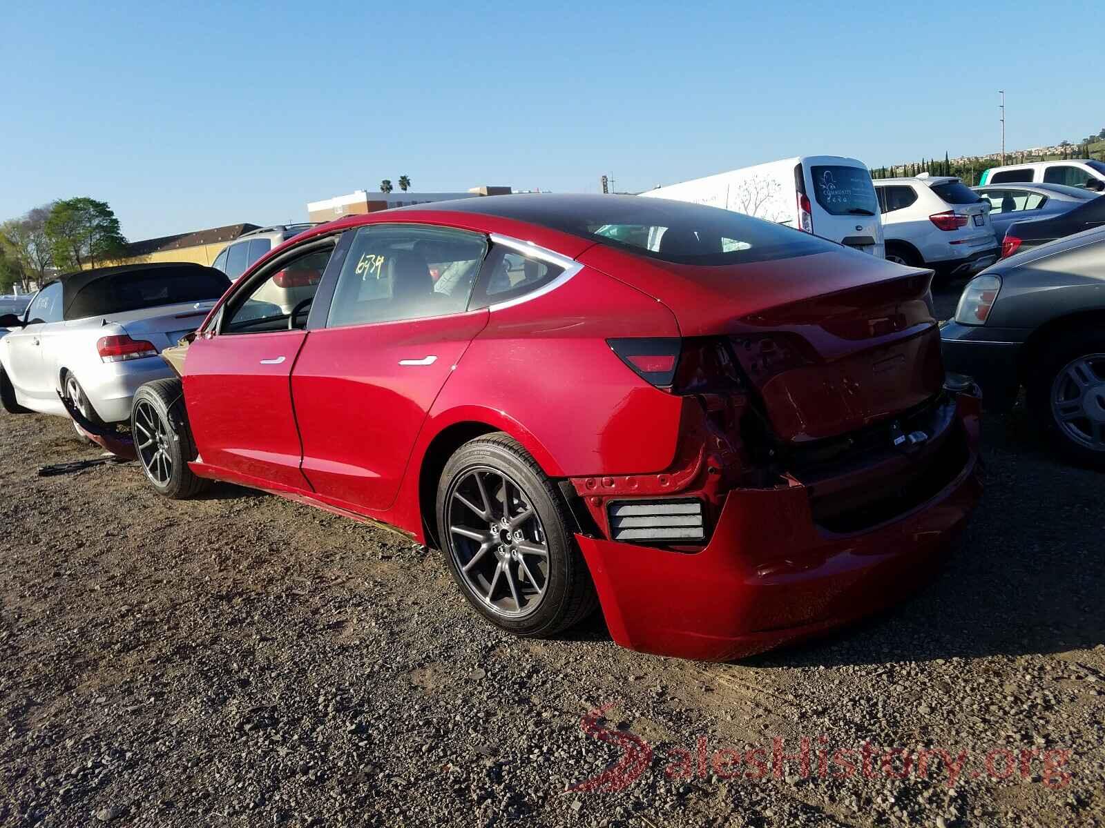 5YJ3E1EA6KF299102 2019 TESLA MODEL 3