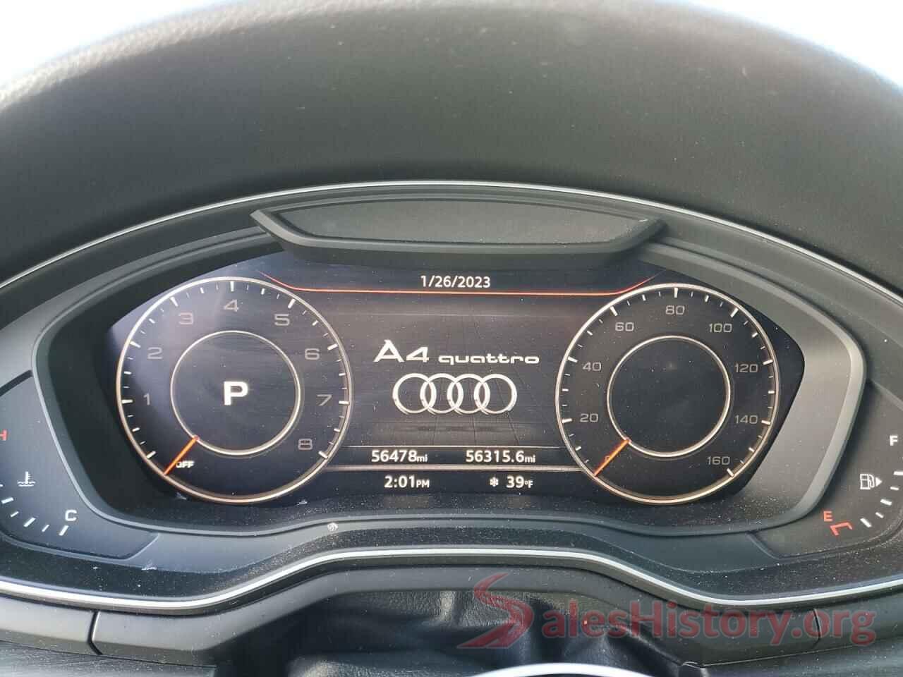 WAUENAF49KN007264 2019 AUDI A4