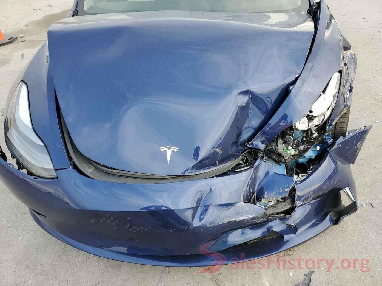 5YJ3E1EB8NF289636 2022 TESLA MODEL 3