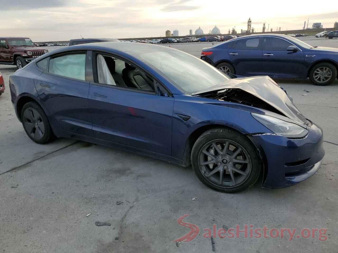 5YJ3E1EB8NF289636 2022 TESLA MODEL 3