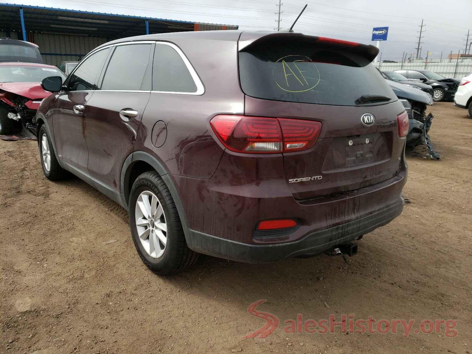 5XYPGDA51KG470174 2019 KIA SORENTO