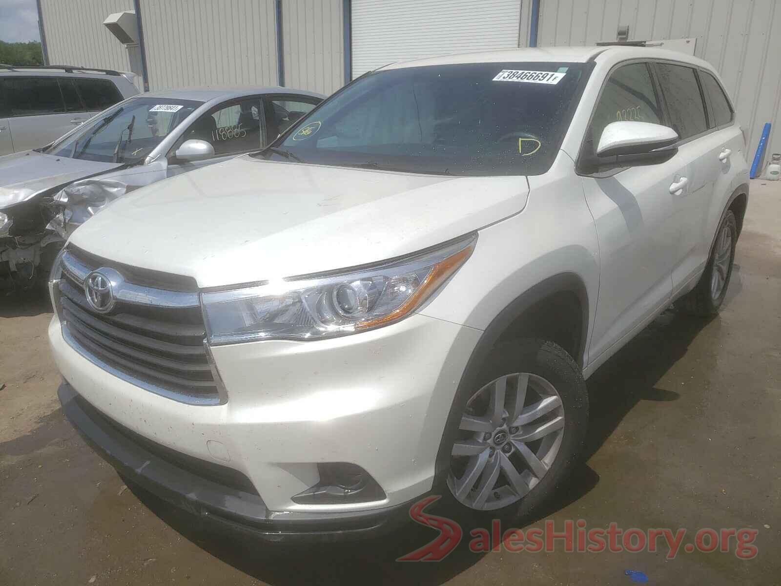 5TDZKRFH4GS136075 2016 TOYOTA HIGHLANDER