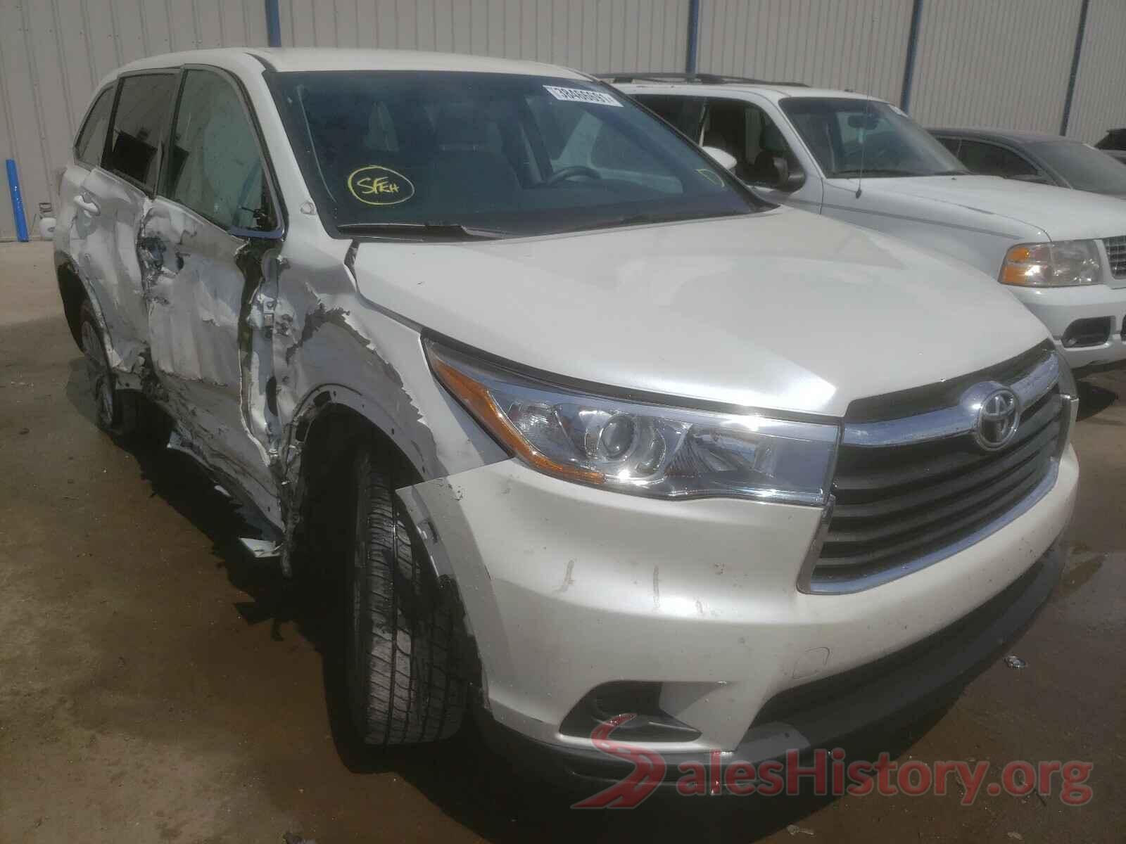 5TDZKRFH4GS136075 2016 TOYOTA HIGHLANDER