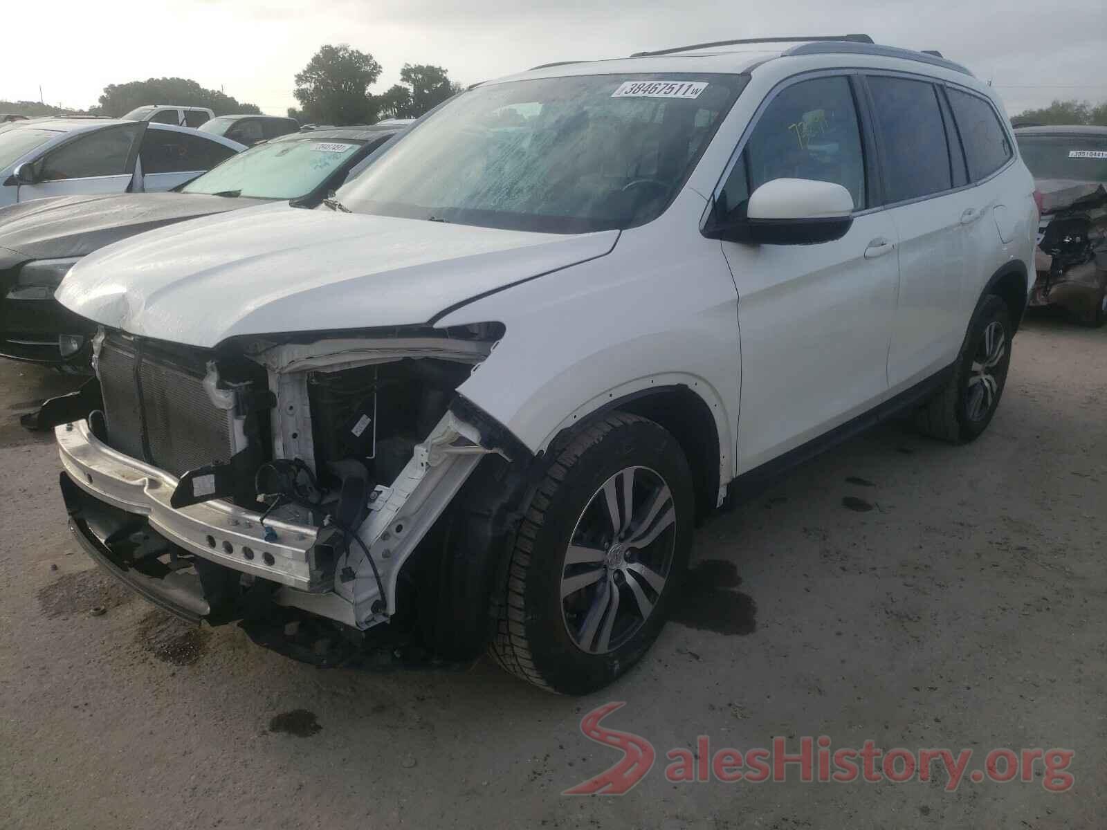 5FNYF5H76GB038408 2016 HONDA PILOT