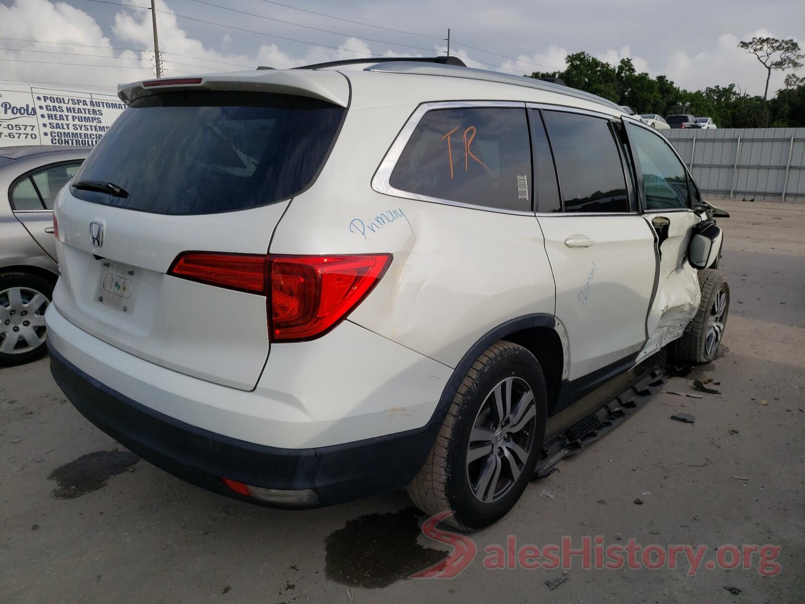 5FNYF5H76GB038408 2016 HONDA PILOT