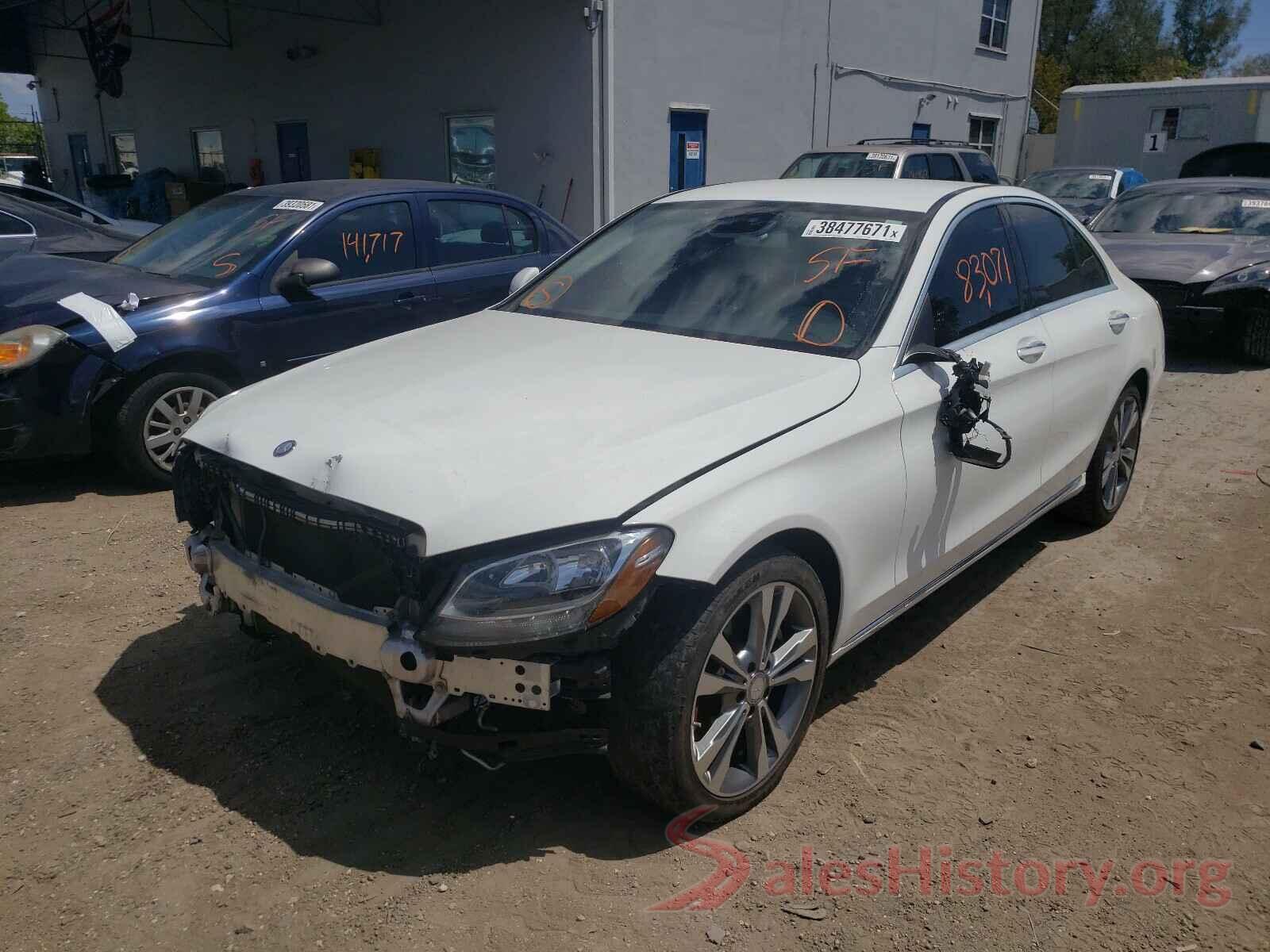 55SWF4JBXGU134542 2016 MERCEDES-BENZ C CLASS