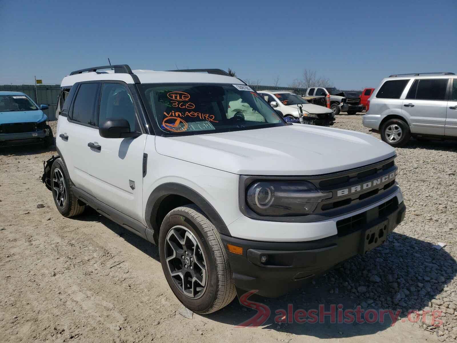 3FMCR9B66MRA09182 2021 FORD BRONCO