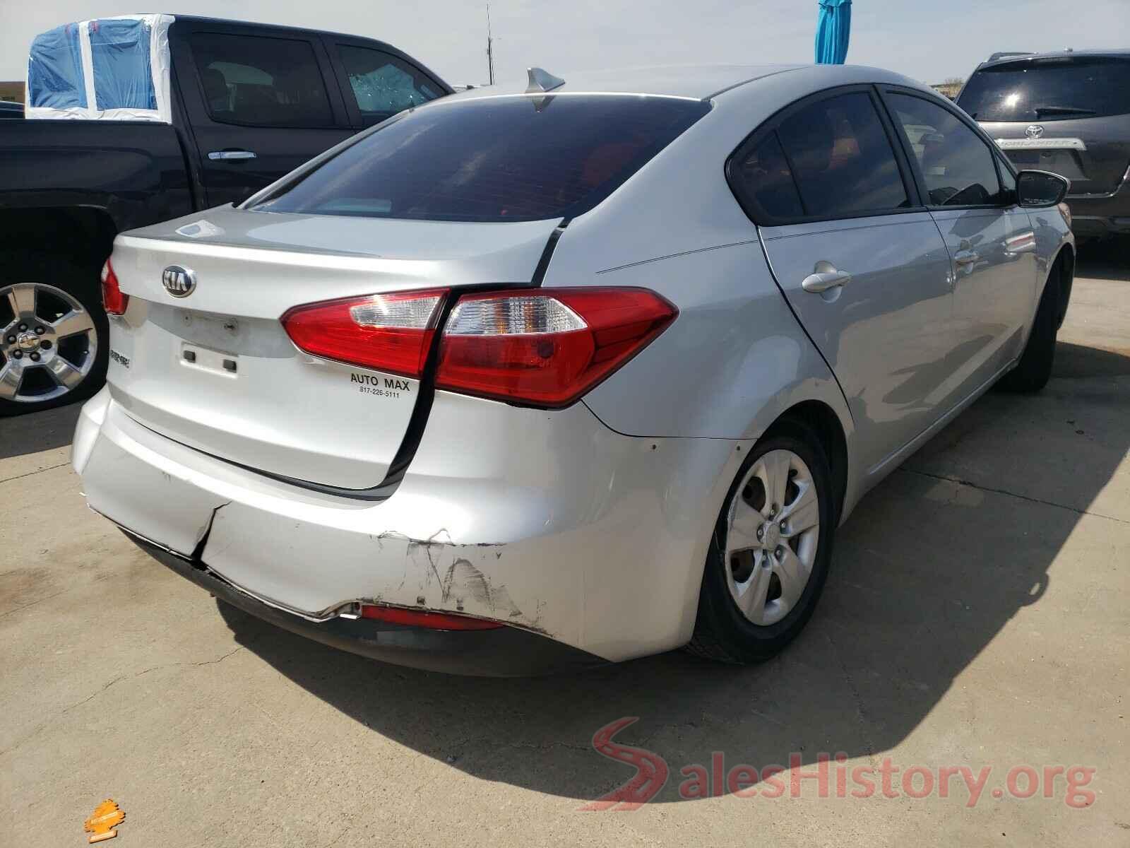 KNAFK4A65G5509302 2016 KIA FORTE