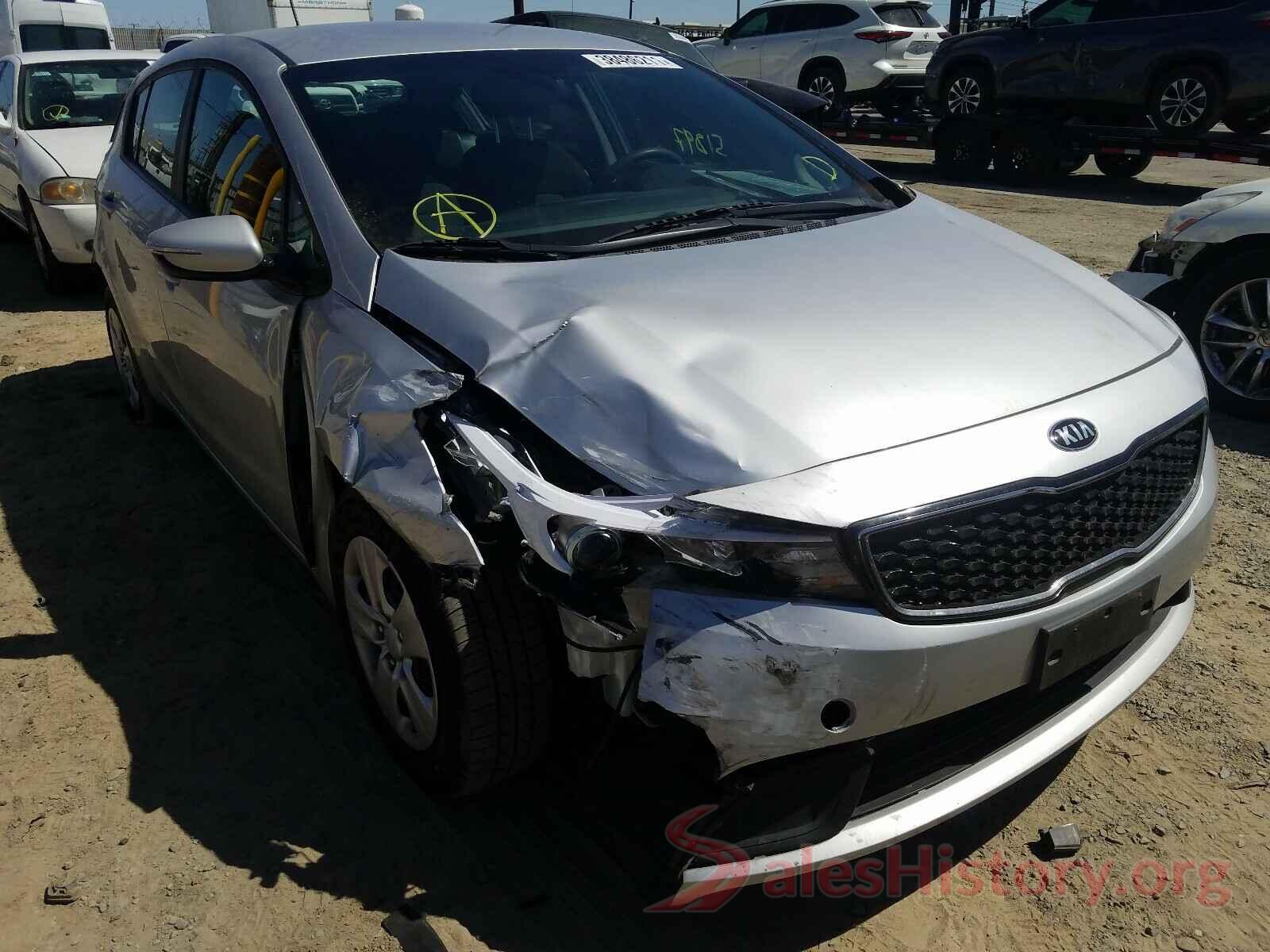 KNAFK5A84H5692362 2017 KIA FORTE