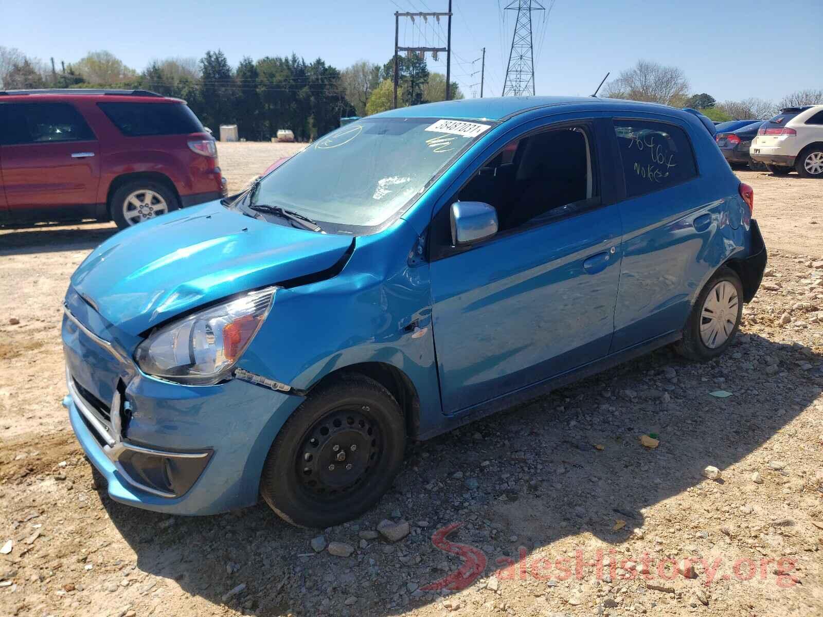 ML32A3HJ1KH001167 2019 MITSUBISHI MIRAGE