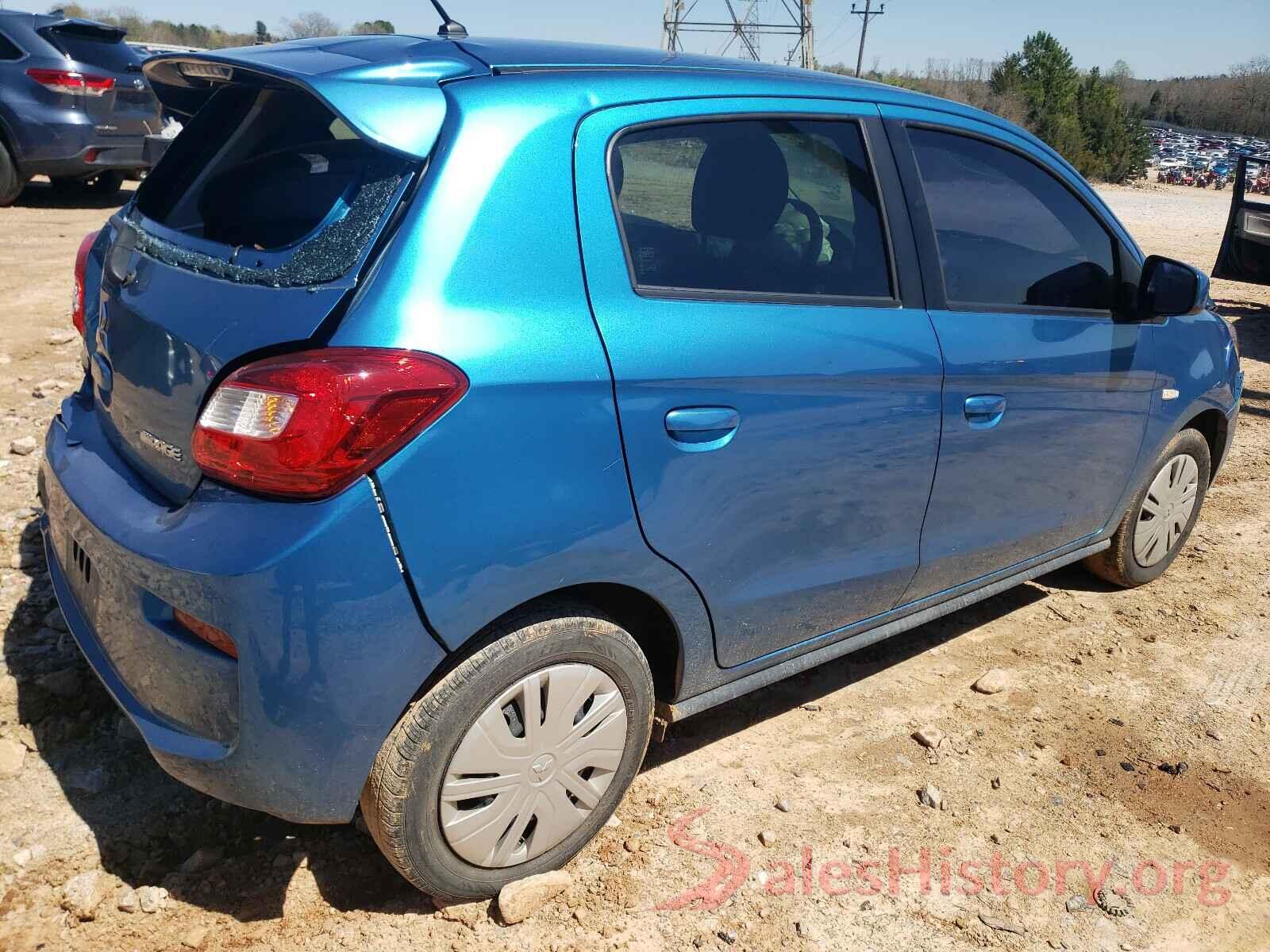 ML32A3HJ1KH001167 2019 MITSUBISHI MIRAGE