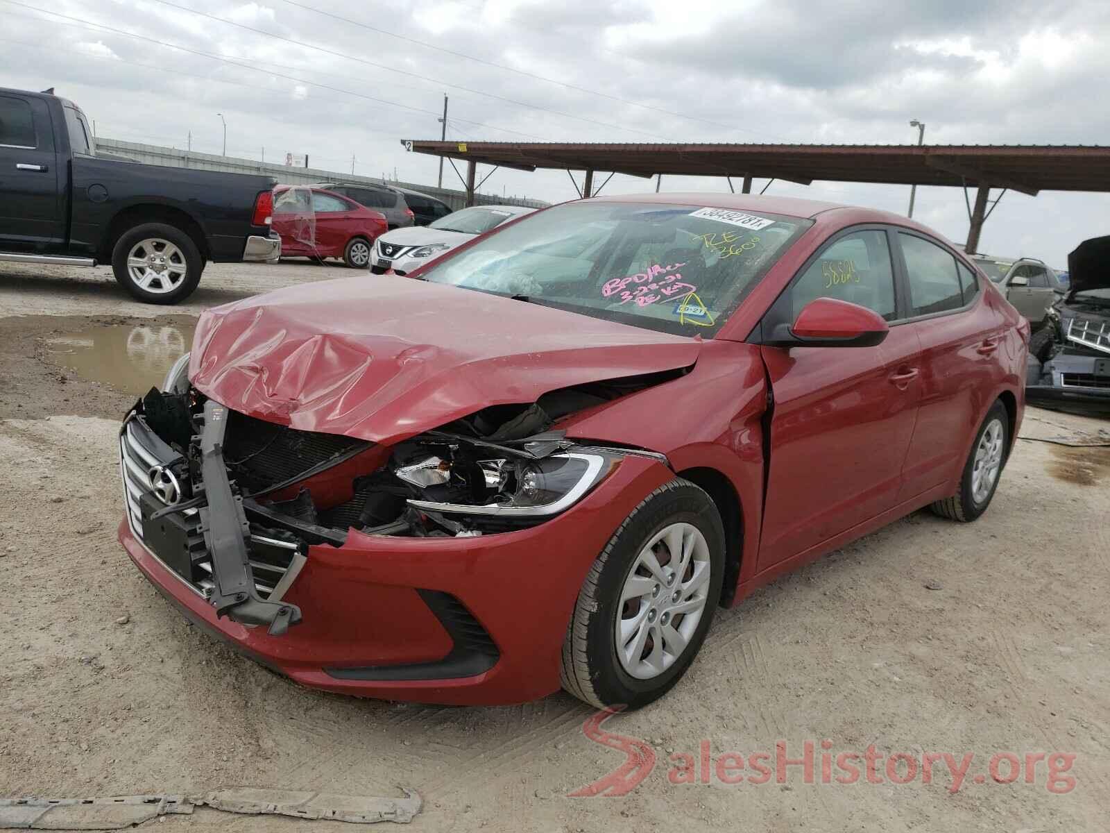 5NPD74LF9HH101301 2017 HYUNDAI ELANTRA