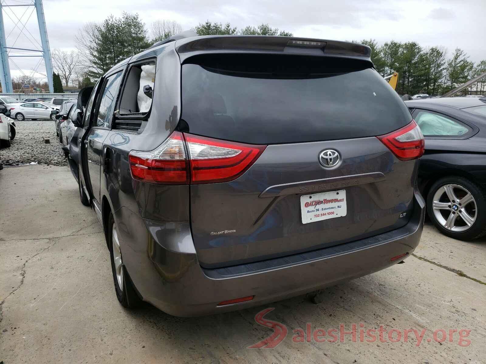 5TDKZ3DC7HS858689 2017 TOYOTA SIENNA