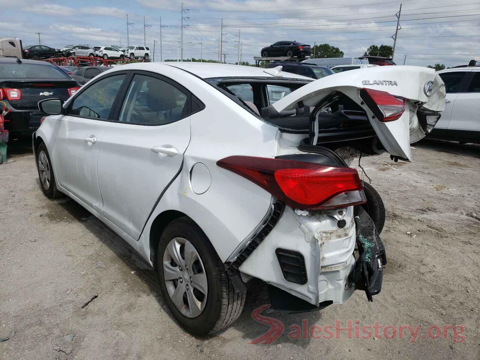 5NPDH4AE1GH740083 2016 HYUNDAI ELANTRA