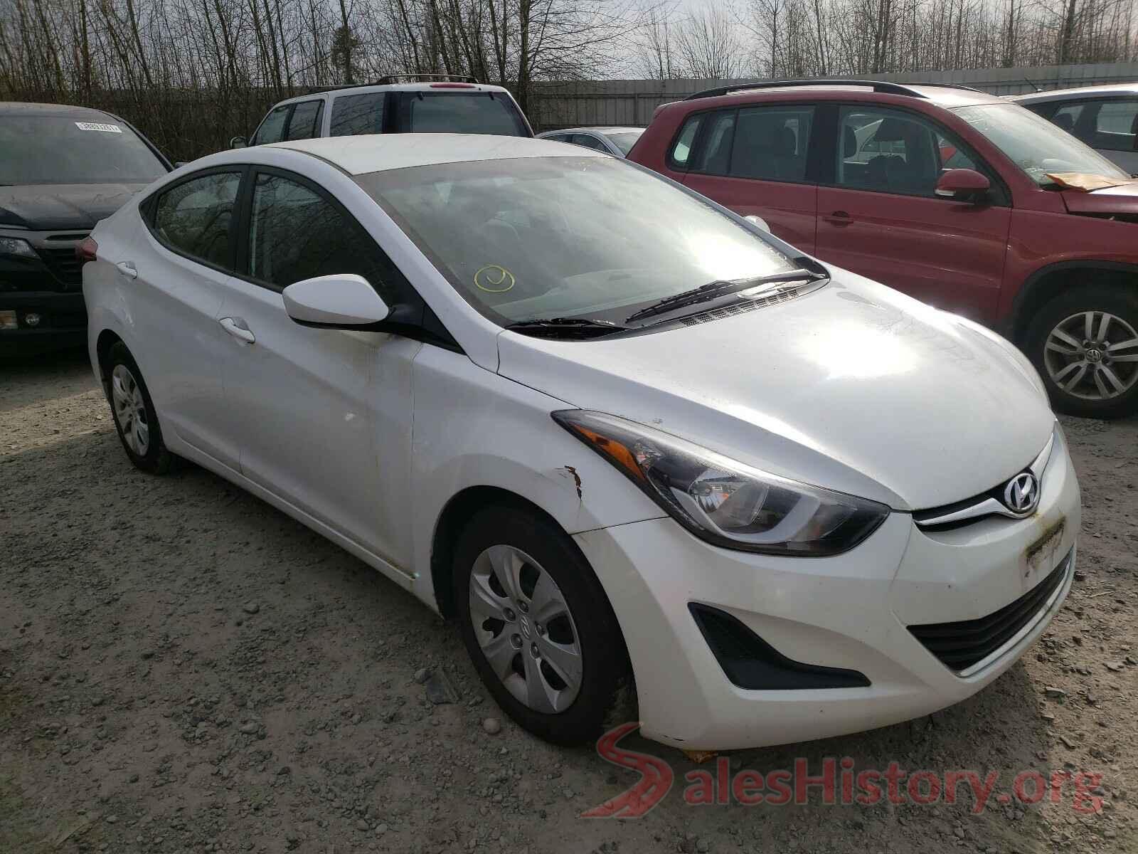 5NPDH4AE8GH716668 2016 HYUNDAI ELANTRA