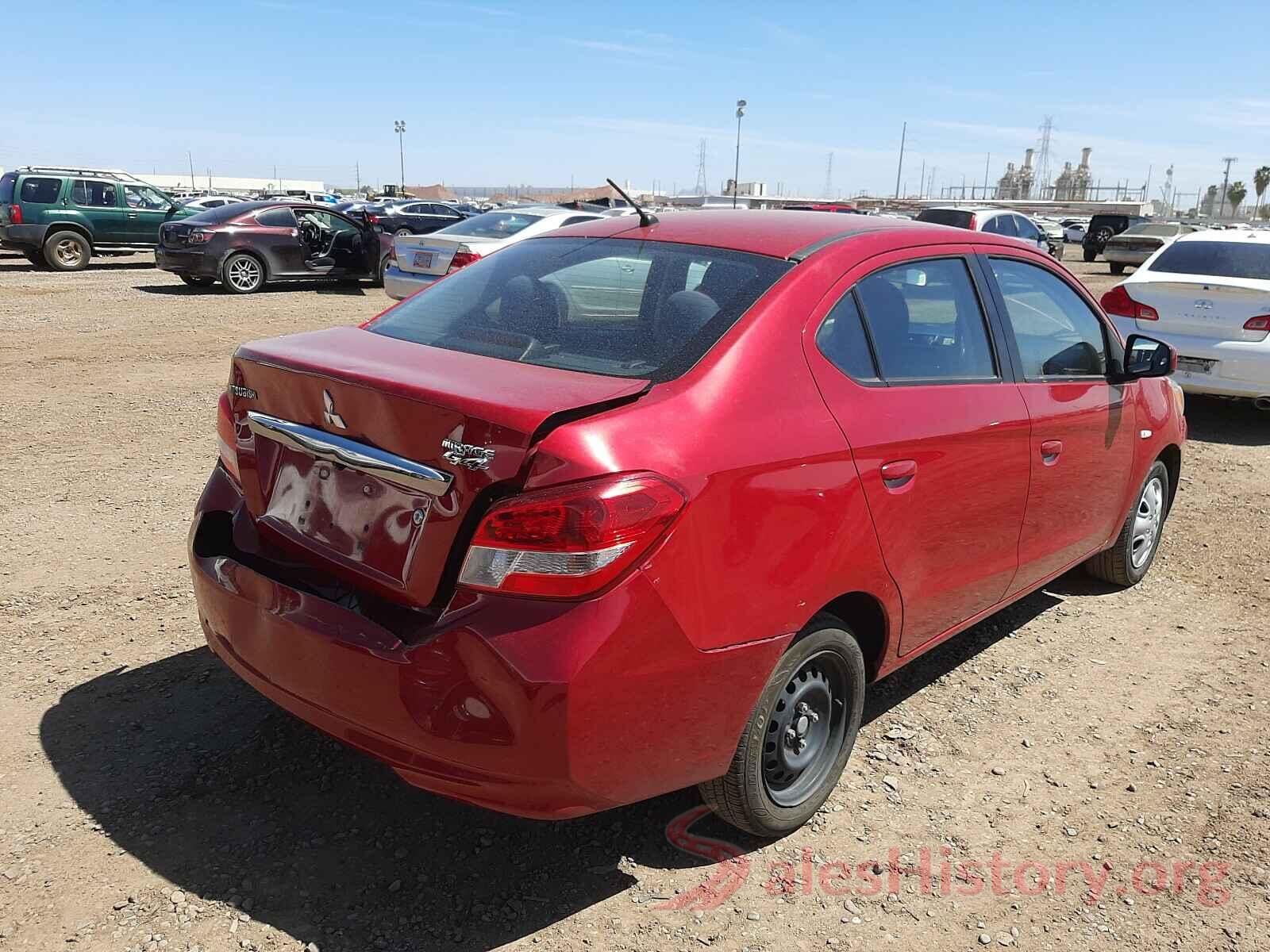 ML32F3FJ1JHF06924 2018 MITSUBISHI MIRAGE