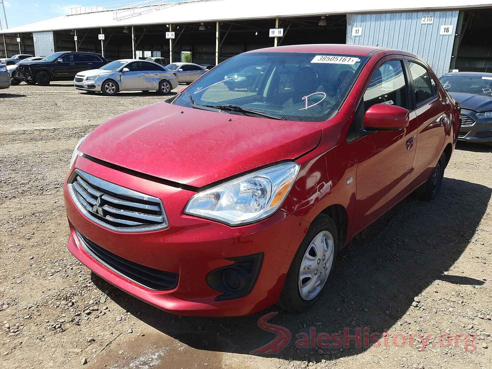 ML32F3FJ1JHF06924 2018 MITSUBISHI MIRAGE