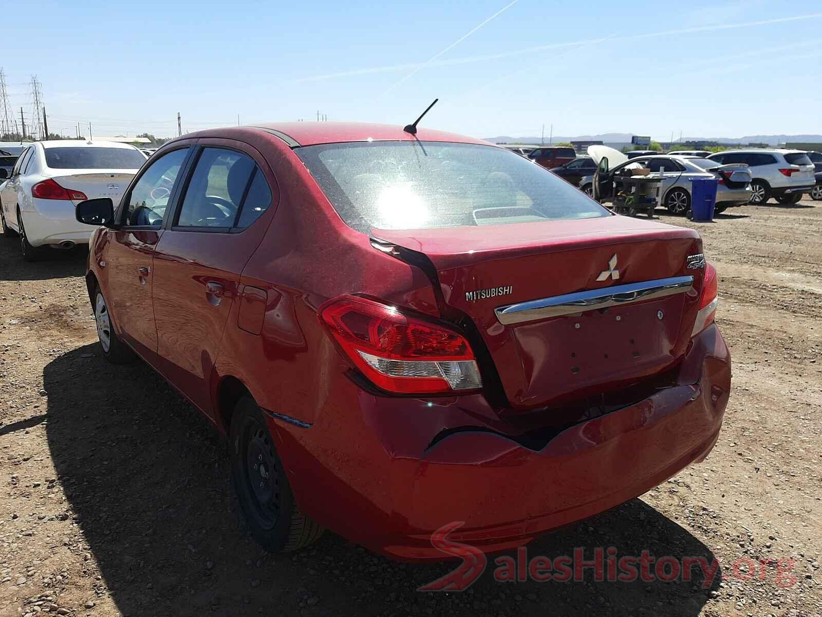 ML32F3FJ1JHF06924 2018 MITSUBISHI MIRAGE