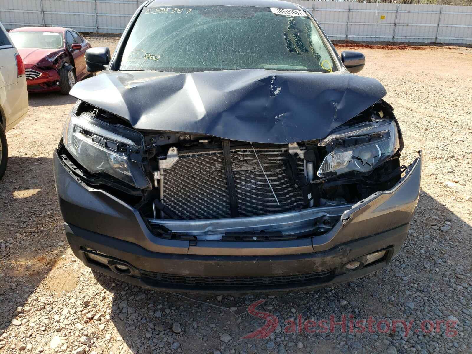 5FPYK3F6XKB038387 2019 HONDA RIDGELINE